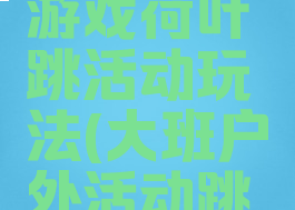大班体育游戏荷叶跳活动玩法(大班户外活动跳荷叶教案)