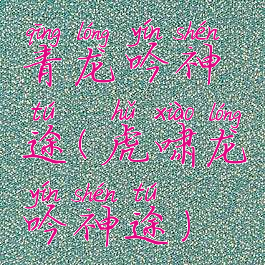 青龙吟神途(虎啸龙吟神途)