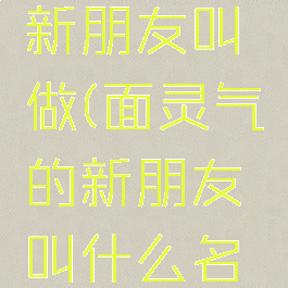 面灵气的新朋友叫做(面灵气的新朋友叫什么名字)